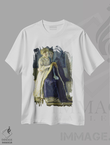 تیشرت طرح دار آثار هنری اوسوا تانر - immage.ir