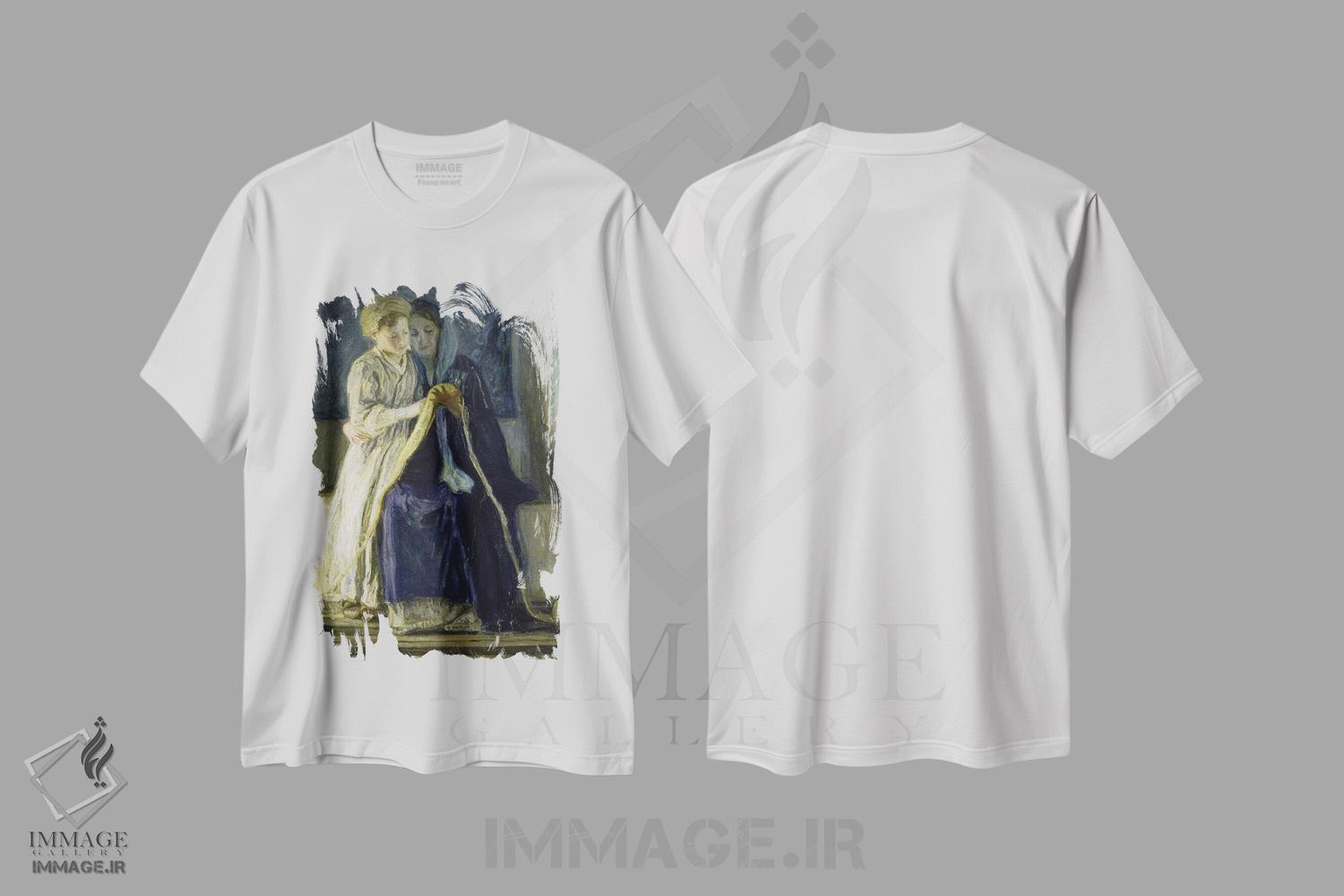 تیشرت طرح دار آثار هنری اوسوا تانر - immage.ir