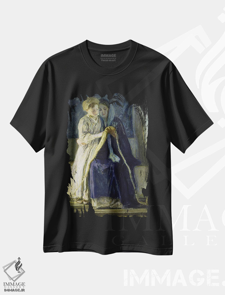 تیشرت طرح دار آثار هنری اوسوا تانر - فروشگاه ایماژ