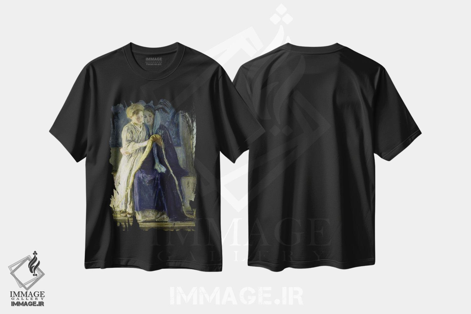 تیشرت طرح دار آثار هنری اوسوا تانر - فروشگاه ایماژ