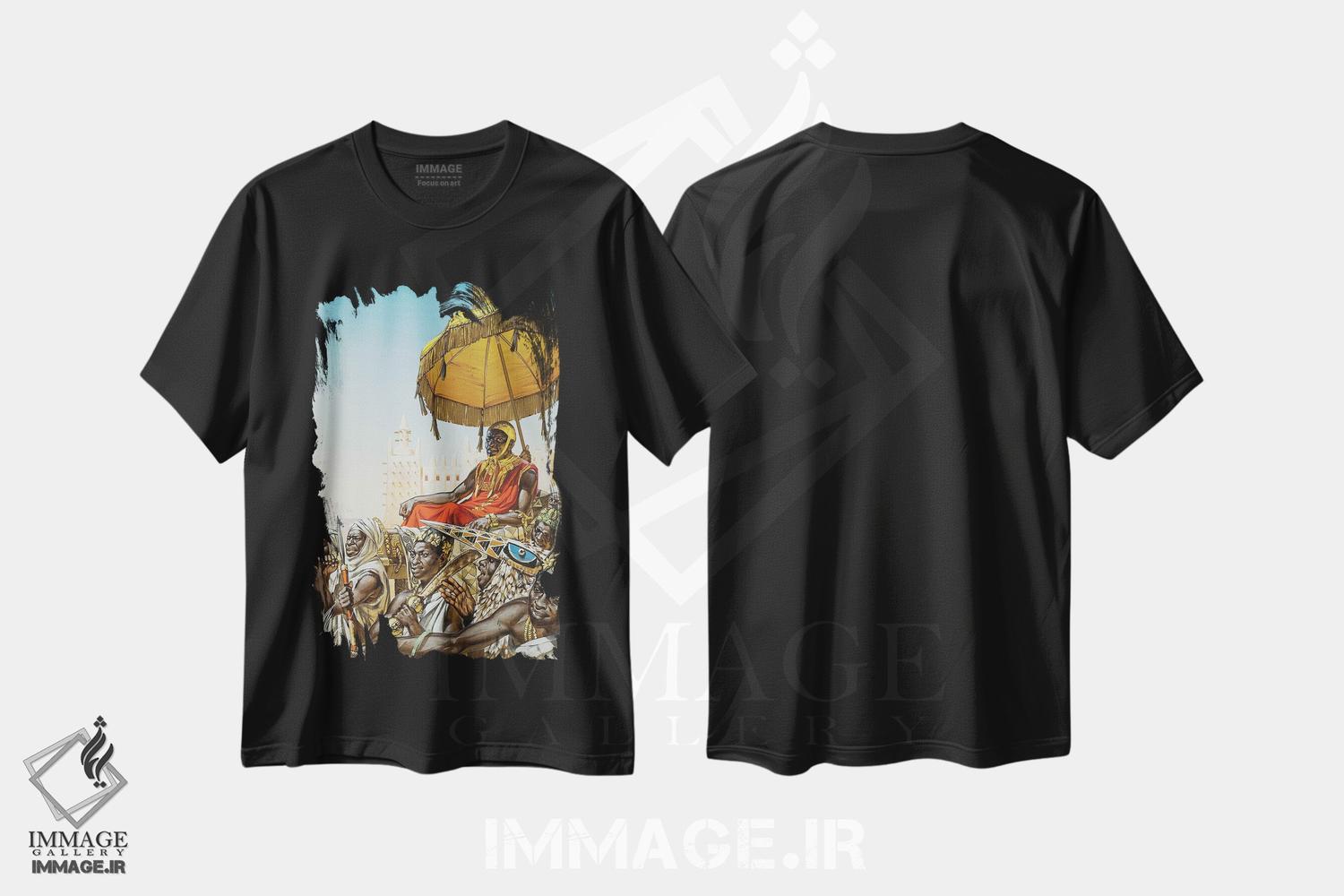 تیشرت طرح دار آثار انگوس مک براید - immage.ir
