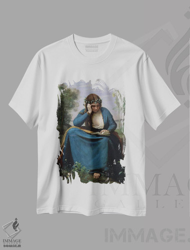 تیشرت طرح دار آثار ژان باتیست کامیل کورو - immage.ir