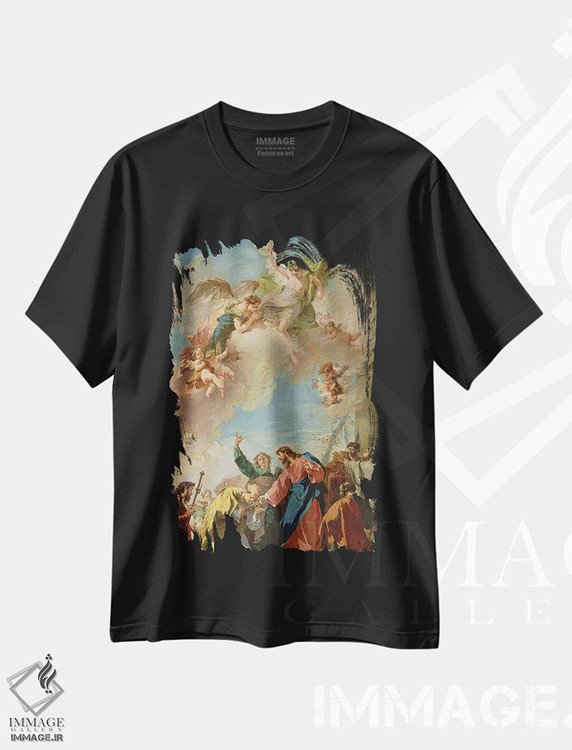 تیشرت طرح دار آثار جیووانی باتیستا پیتونی - فروشگاه ایماژ