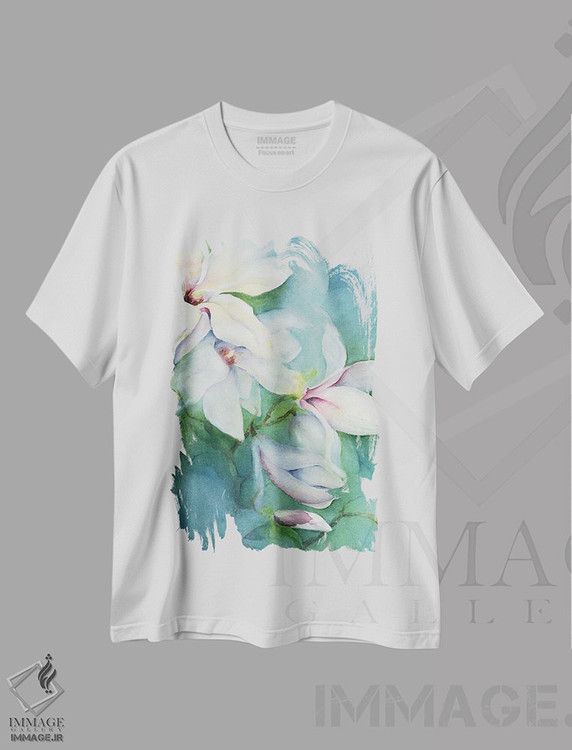 تیشرت طرح دار ماگنولیا ددوداتا، هنر فاخر کلاسیک اثر کارن آرمیتاژ | فروشگاه ایماژ
