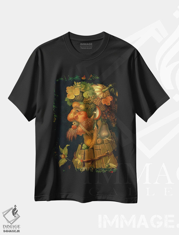 تیشرت طرح دار آثار جوزپه آرچیمبولدو - فروشگاه ایماژ