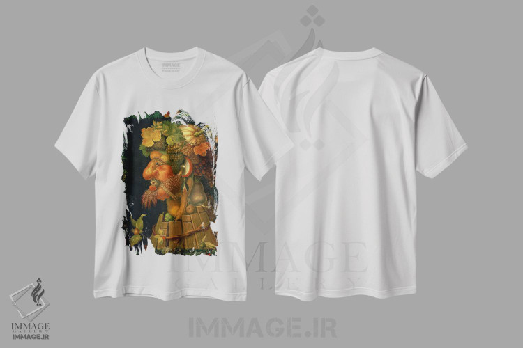 تیشرت طرح دار آثار جوزپه آرچیمبولدو - immage.ir