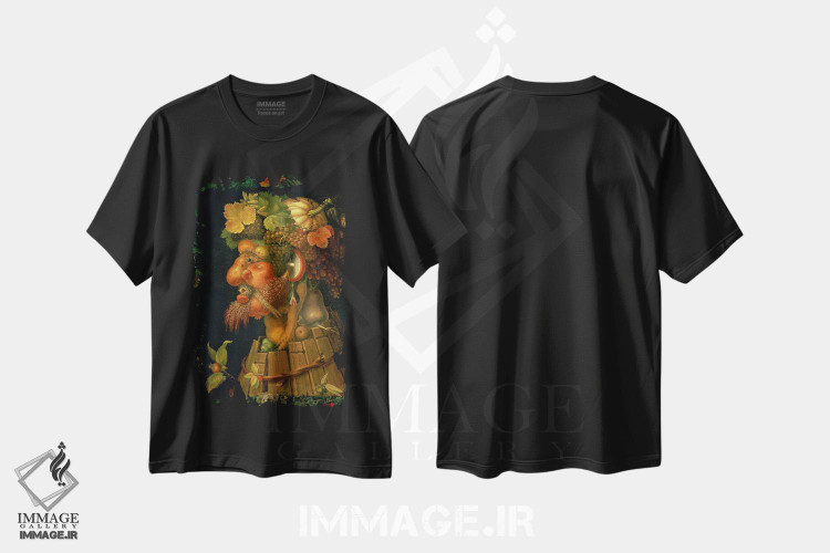 تیشرت طرح دار آثار جوزپه آرچیمبولدو - فروشگاه ایماژ