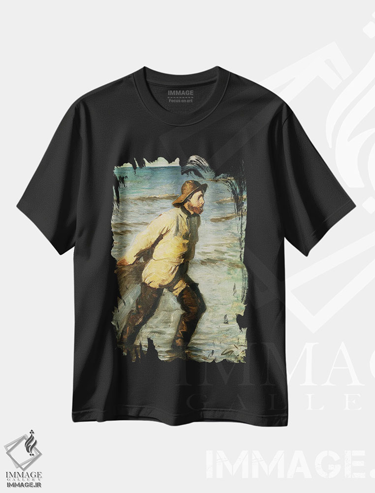 تیشرت طرح دار آثار پدر سورین کرُیِر - فروشگاه ایماژ