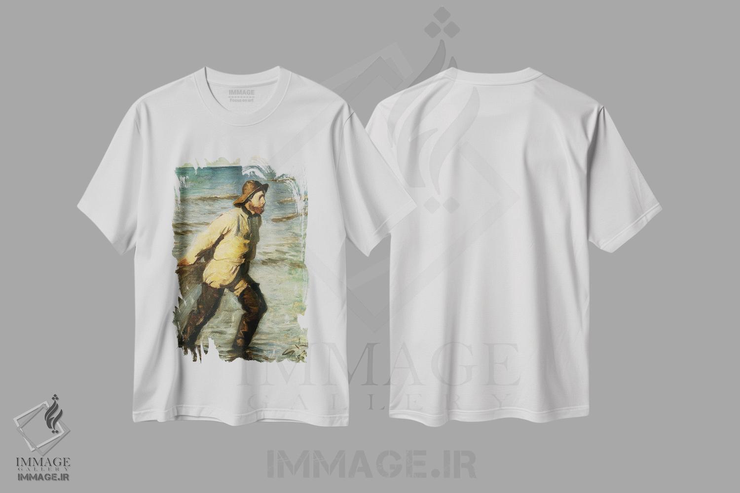 تیشرت طرح دار آثار پدر سورین کرُیِر - immage.ir