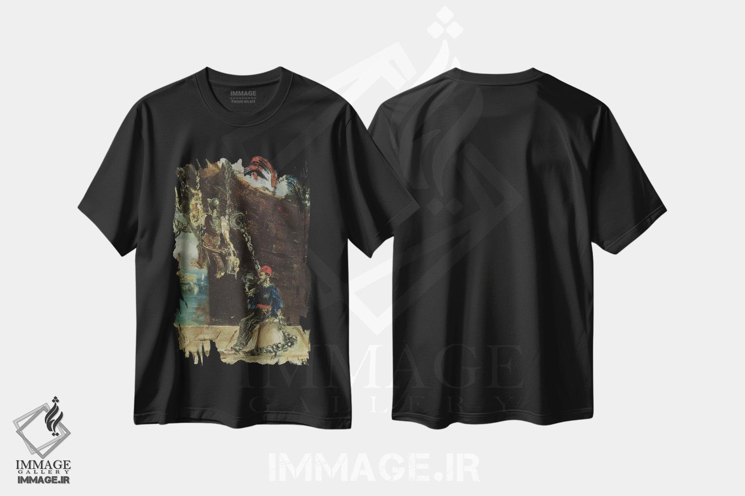 تیشرت طرح دار ملوانی بر اسکله، ۱۸۸۰، هنر فاخر کلاسیک اثر آنری دو تولوز-لوترک | فروشگاه ایماژ