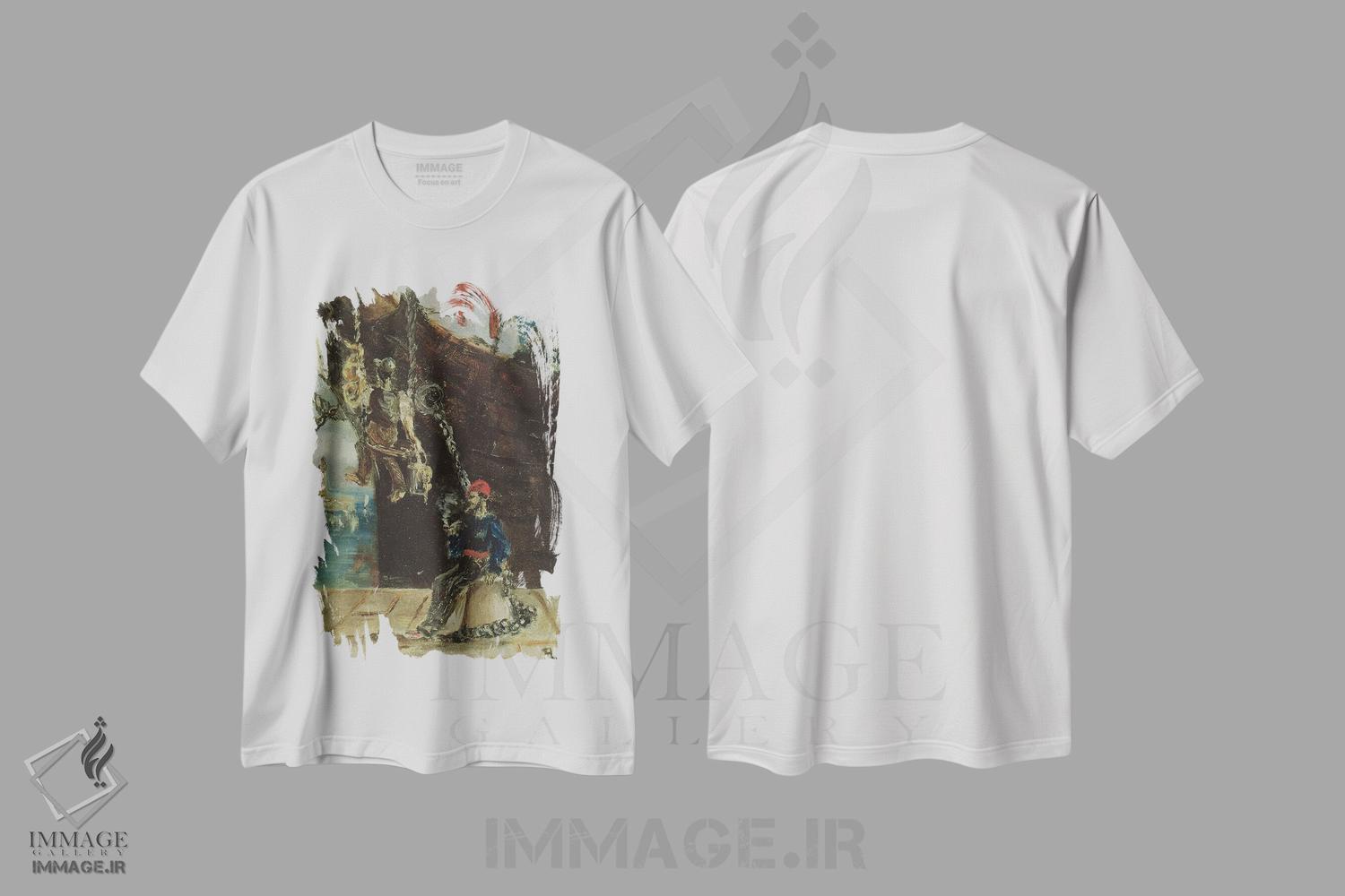 تیشرت طرح دار ملوانی بر اسکله، ۱۸۸۰، هنر فاخر کلاسیک اثر آنری دو تولوز-لوترک | immage.ir