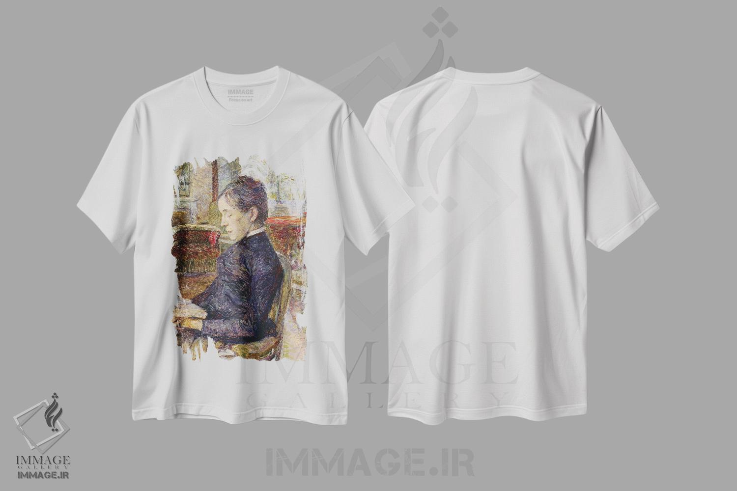 تیشرت طرح دار آثار آنری دو تولوز-لوترک - immage.ir