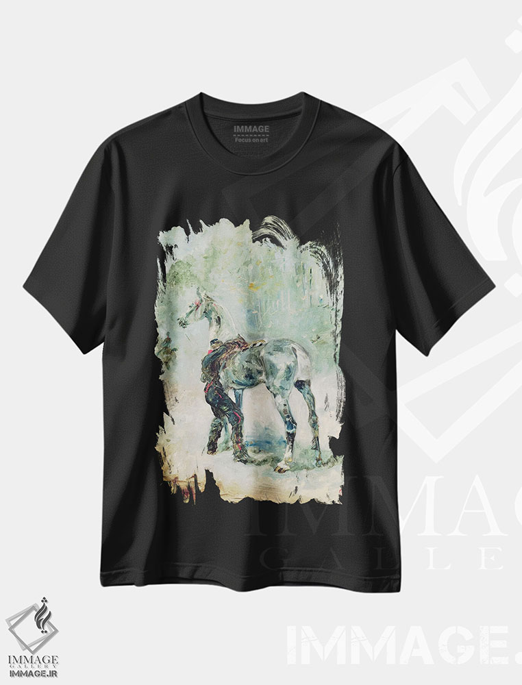 تیشرت طرح دار آثار آنری دو تولوز-لوترک - فروشگاه ایماژ