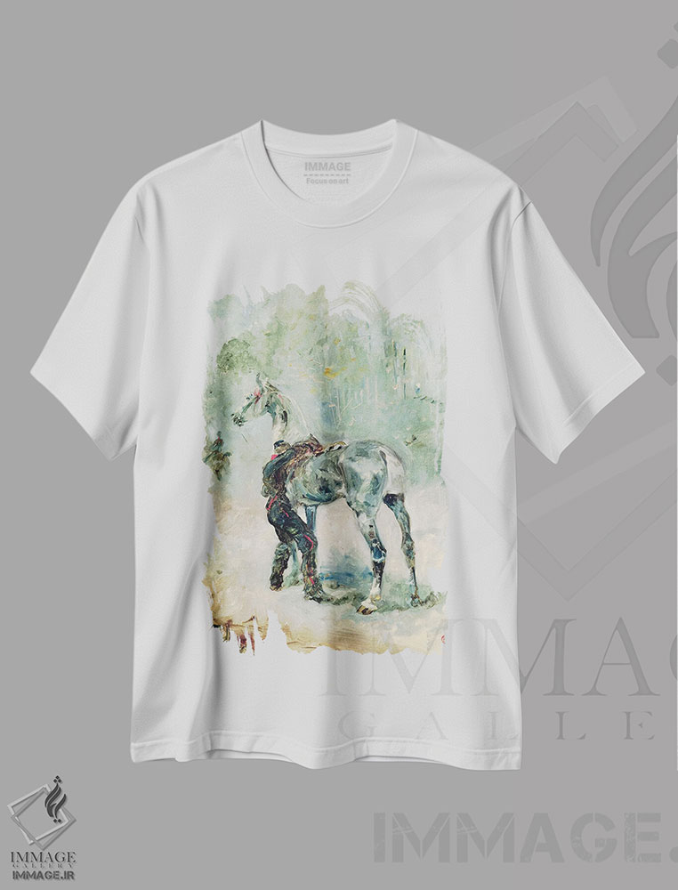 تیشرت طرح دار آثار آنری دو تولوز-لوترک - immage.ir