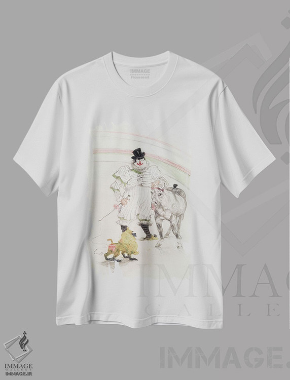 تیشرت طرح دار آثار آنری دو تولوز-لوترک - فروشگاه ایماژ