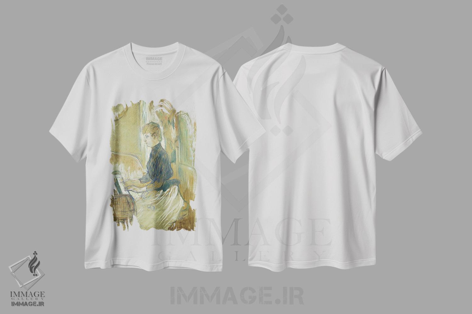 تیشرت طرح دار آثار آنری دو تولوز-لوترک - immage.ir