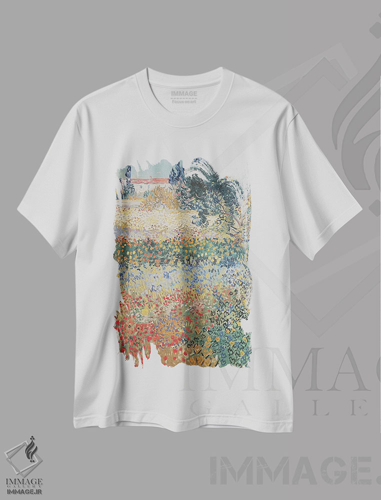 تیشرت طرح دار آثار ونسان ون گوگ - فروشگاه ایماژ