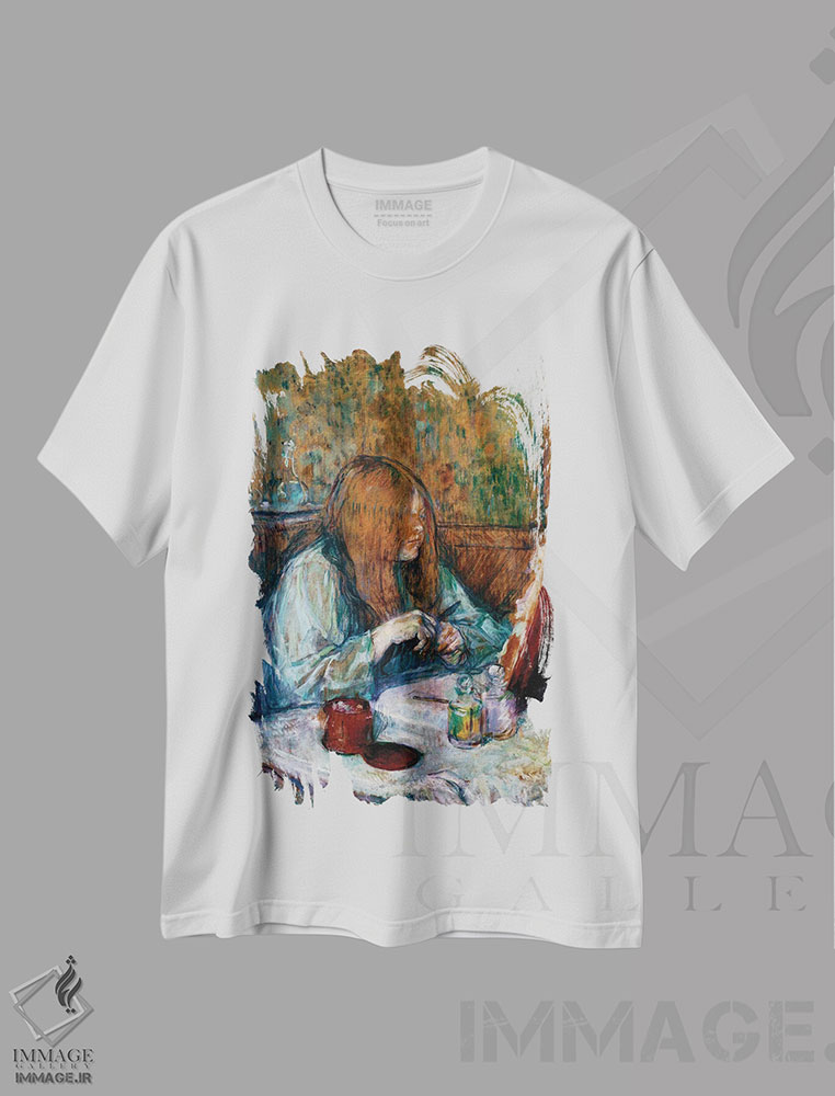 تیشرت طرح دار آثار آنری دو تولوز-لوترک - immage.ir