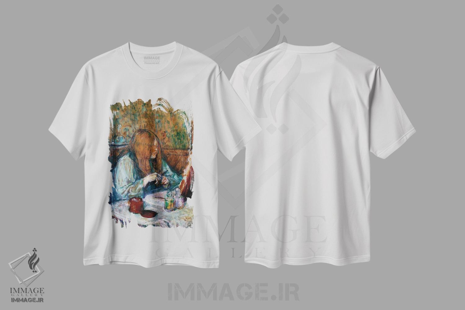 تیشرت طرح دار آثار آنری دو تولوز-لوترک - immage.ir