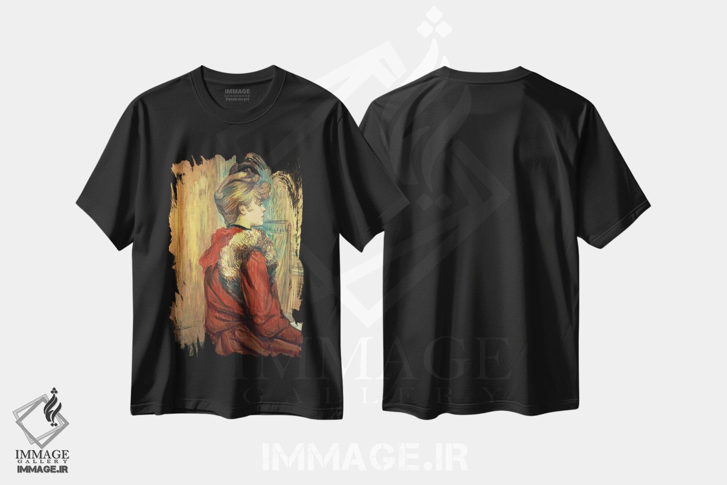تیشرت طرح دار آثار آنری دو تولوز-لوترک - immage.ir