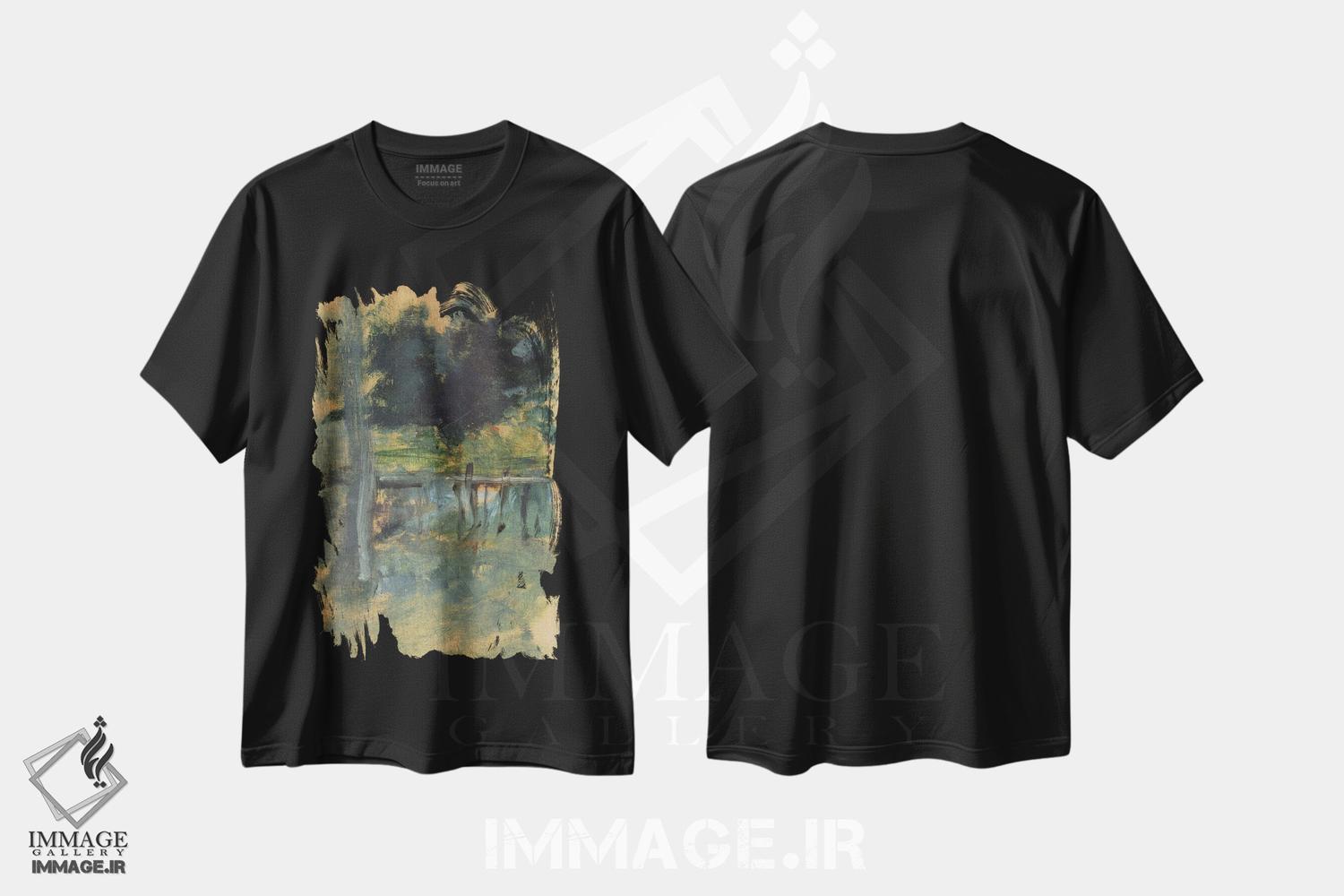 تیشرت طرح دار 1885,طرح منظره، ۱۸۸۵ اثر آنری دو تولوز-لوترک | immage.ir