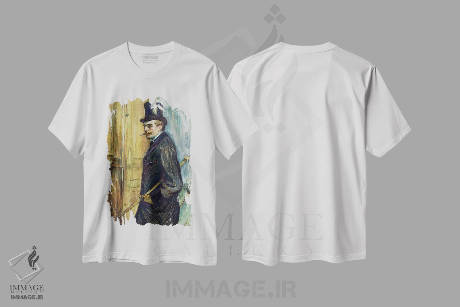 تیشرت طرح دار 1891,لویی پاسکال، ۱۸۹۱، هنر فاخر کلاسیک اثر آنری دو تولوز-لوترک | فروشگاه ایماژ