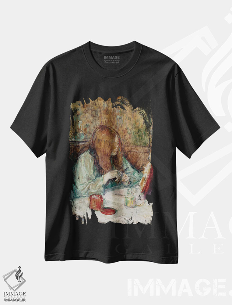تیشرت طرح دار آثار آنری دو تولوز-لوترک - immage.ir