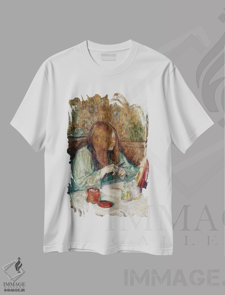 تیشرت طرح دار آثار آنری دو تولوز-لوترک - فروشگاه ایماژ