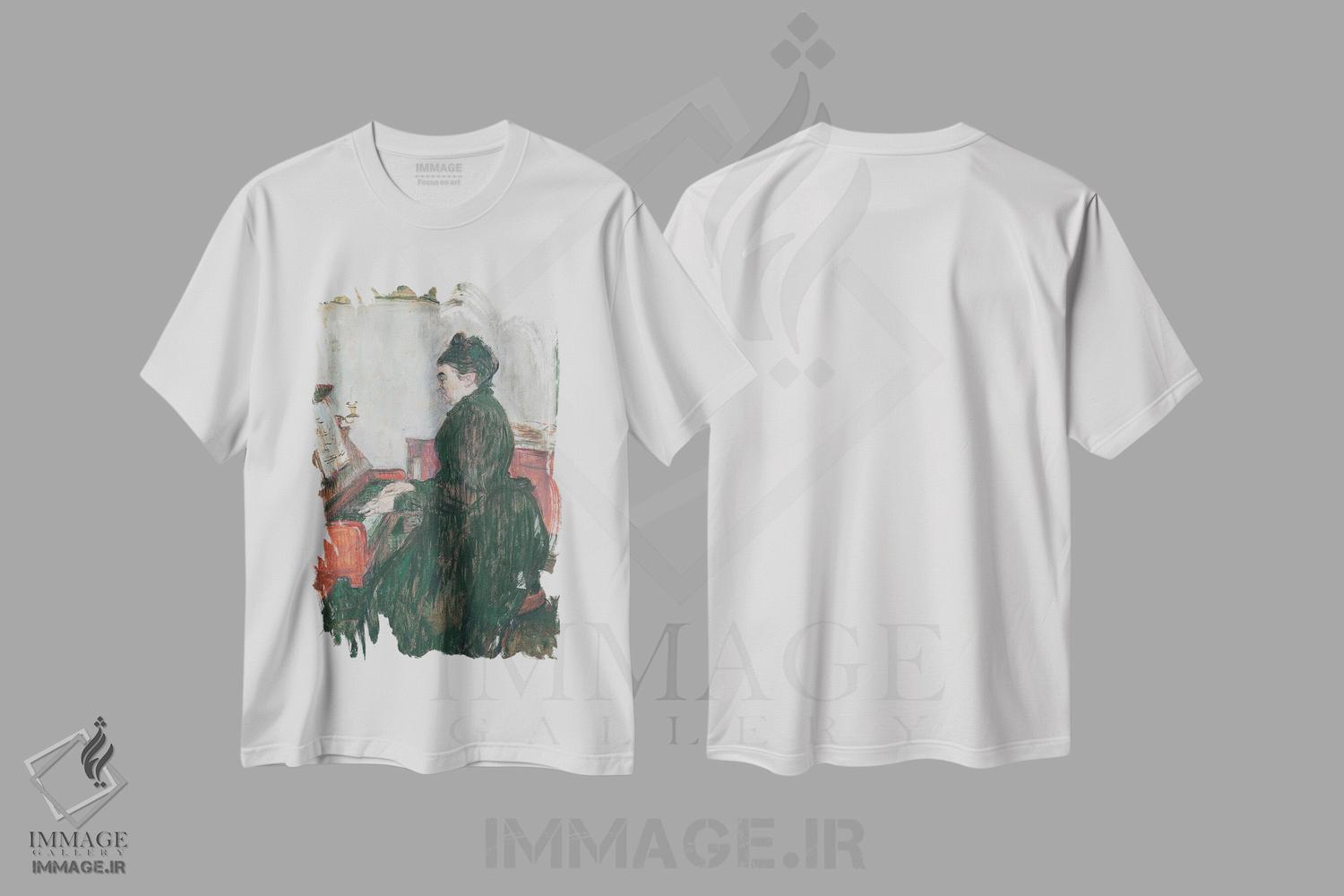 تیشرت طرح دار آثار آنری دو تولوز-لوترک - immage.ir