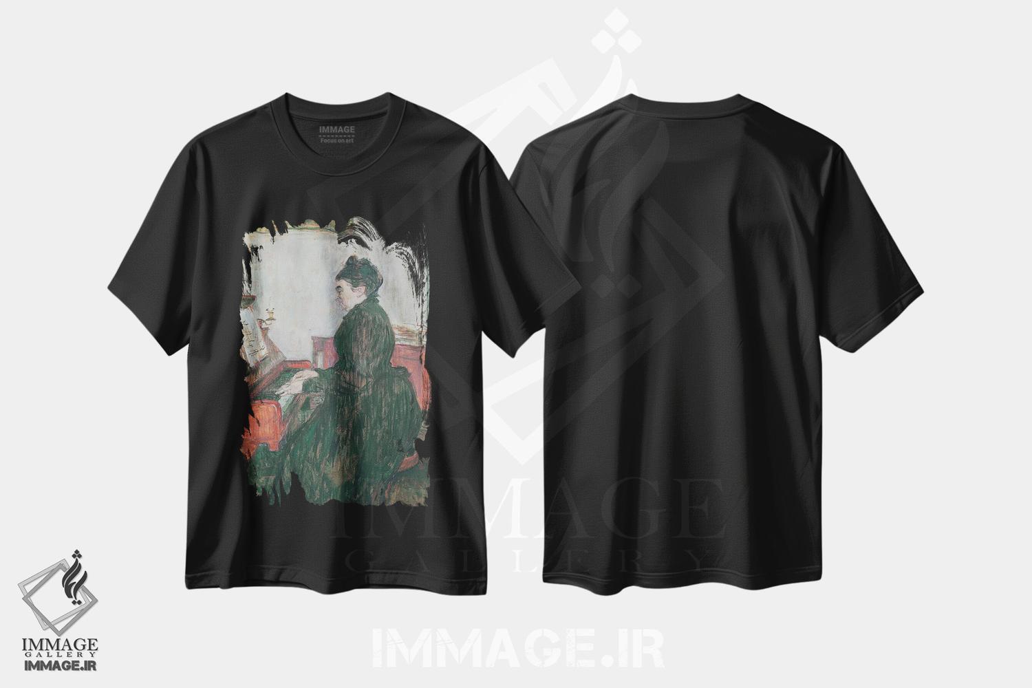 تیشرت طرح دار آثار آنری دو تولوز-لوترک - فروشگاه ایماژ