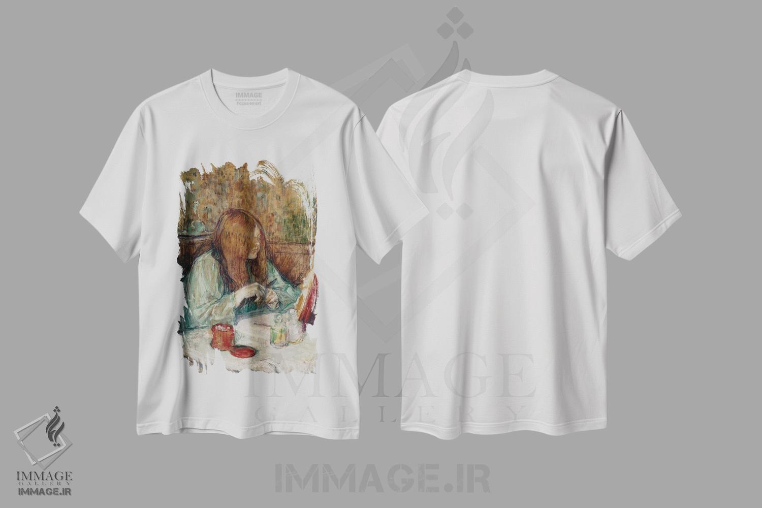 تیشرت طرح دار آثار آنری دو تولوز-لوترک - فروشگاه ایماژ