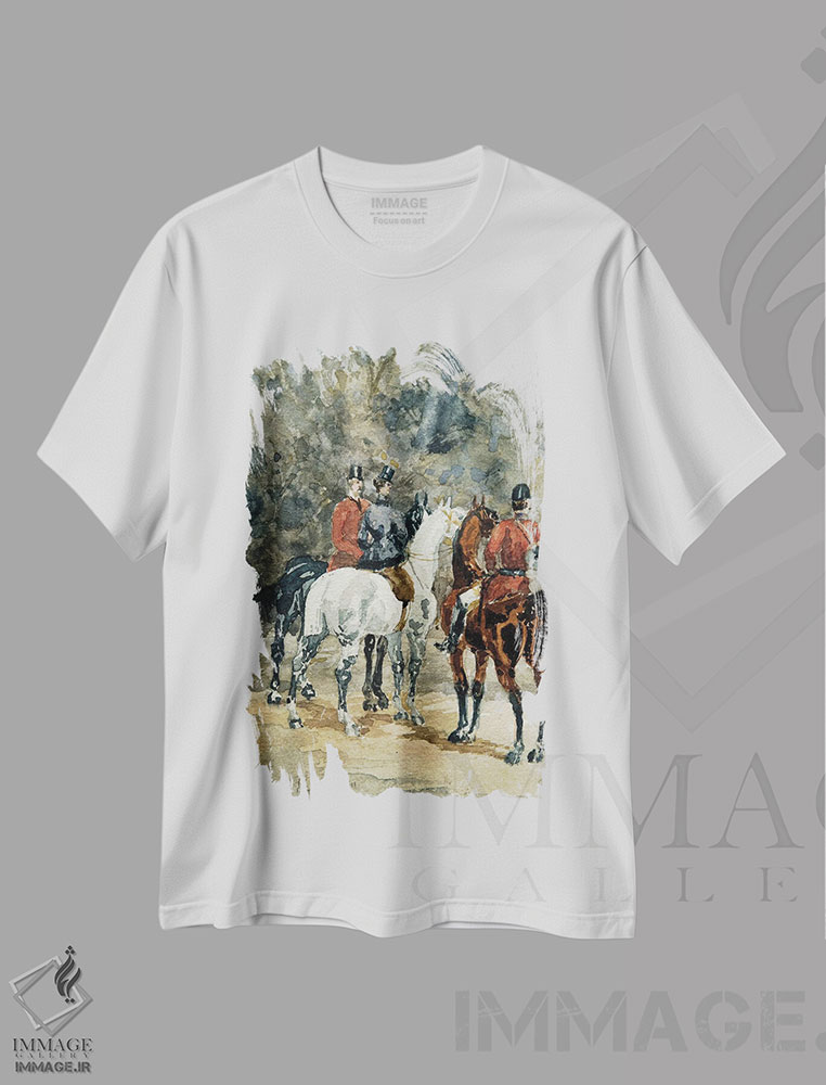 تیشرت طرح دار آثار آنری دو تولوز-لوترک - immage.ir