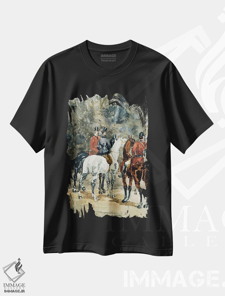 تیشرت طرح دار آثار آنری دو تولوز-لوترک - فروشگاه ایماژ