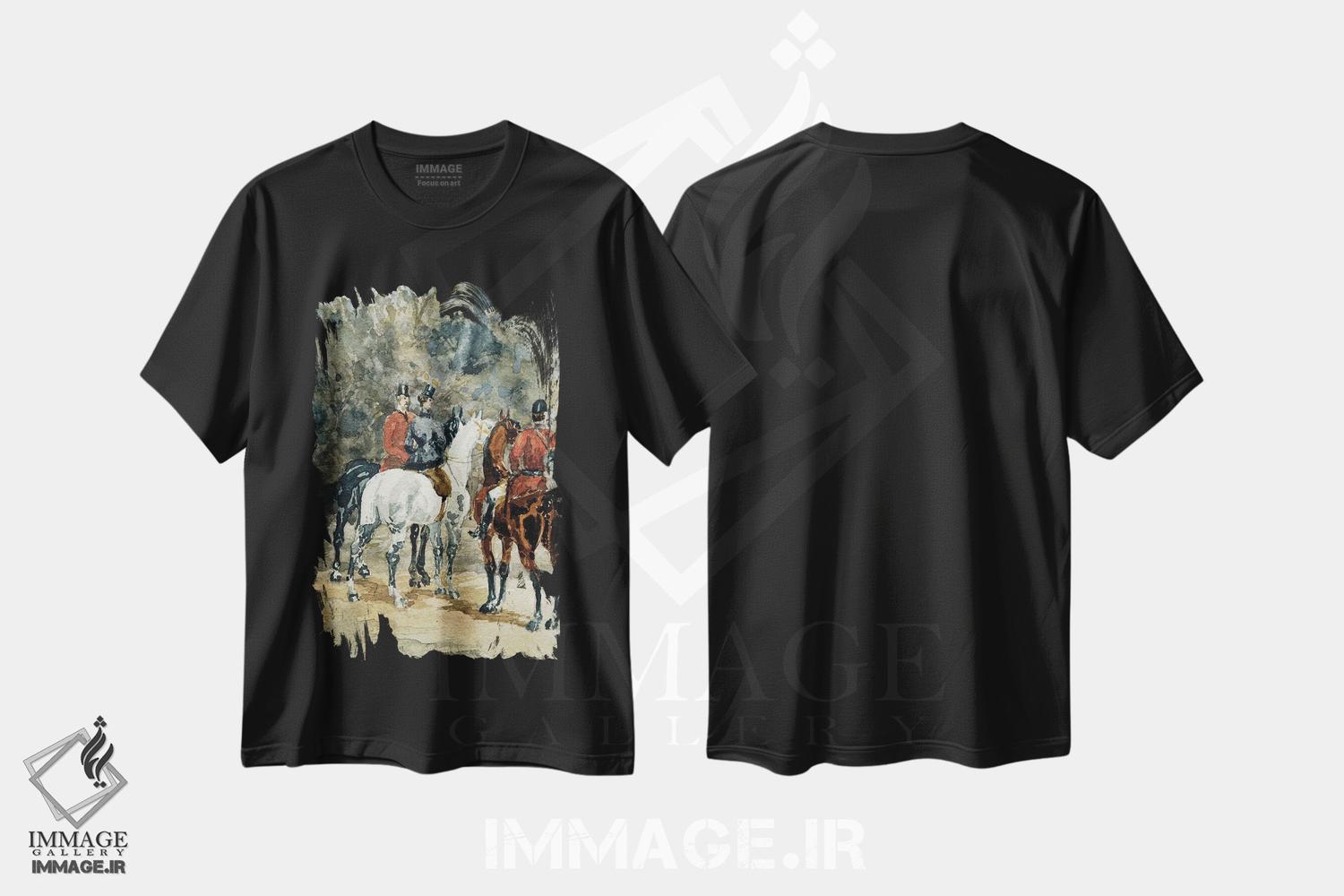 تیشرت طرح دار آثار آنری دو تولوز-لوترک - فروشگاه ایماژ