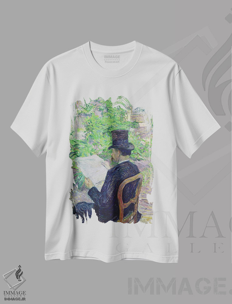 تیشرت طرح دار آقای دزیره دیهو، ۱۸۹۰، هنر فاخر کلاسیک اثر آنری دو تولوز-لوترک | immage.ir