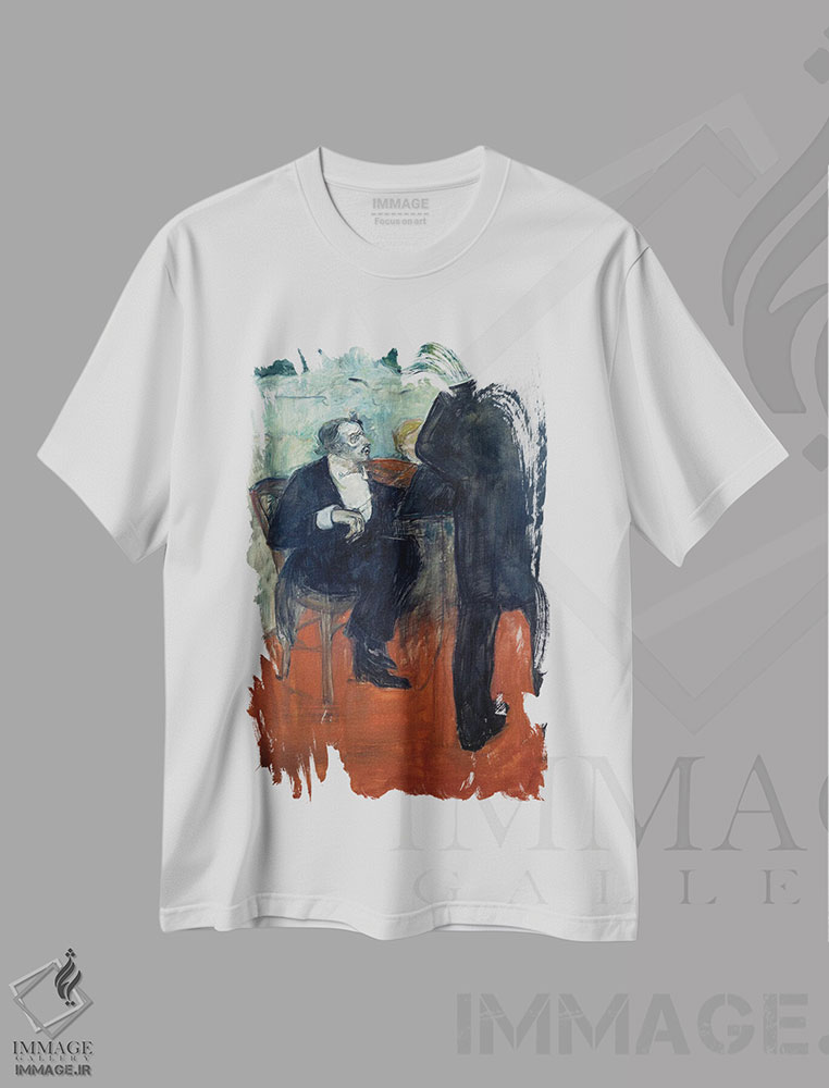 تیشرت طرح دار آثار آنری دو تولوز-لوترک - immage.ir