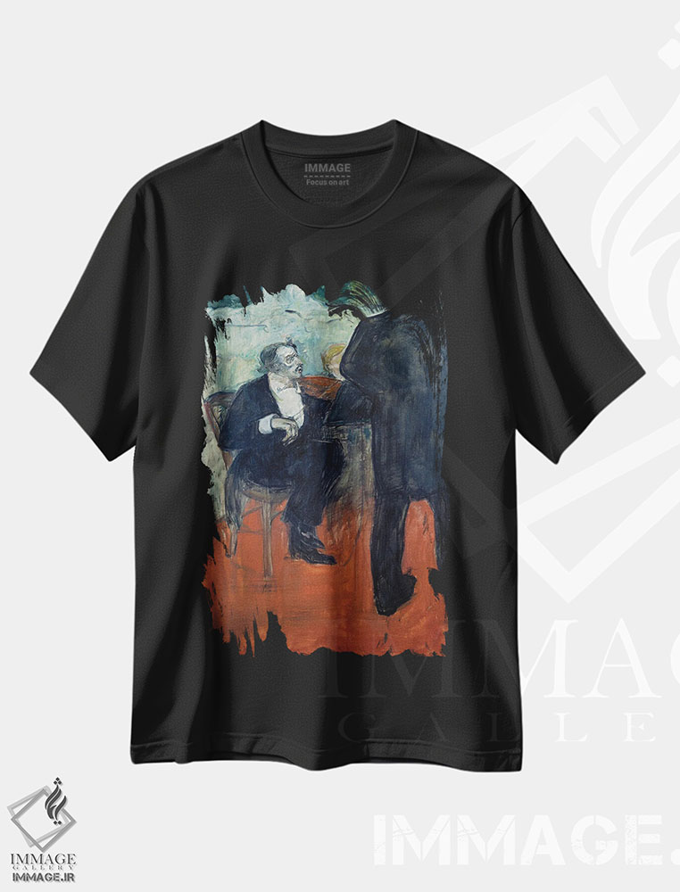 تیشرت طرح دار آثار آنری دو تولوز-لوترک - فروشگاه ایماژ