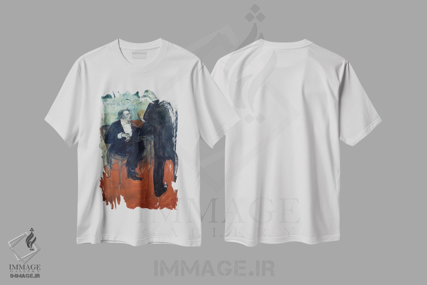 تیشرت طرح دار آثار آنری دو تولوز-لوترک - immage.ir