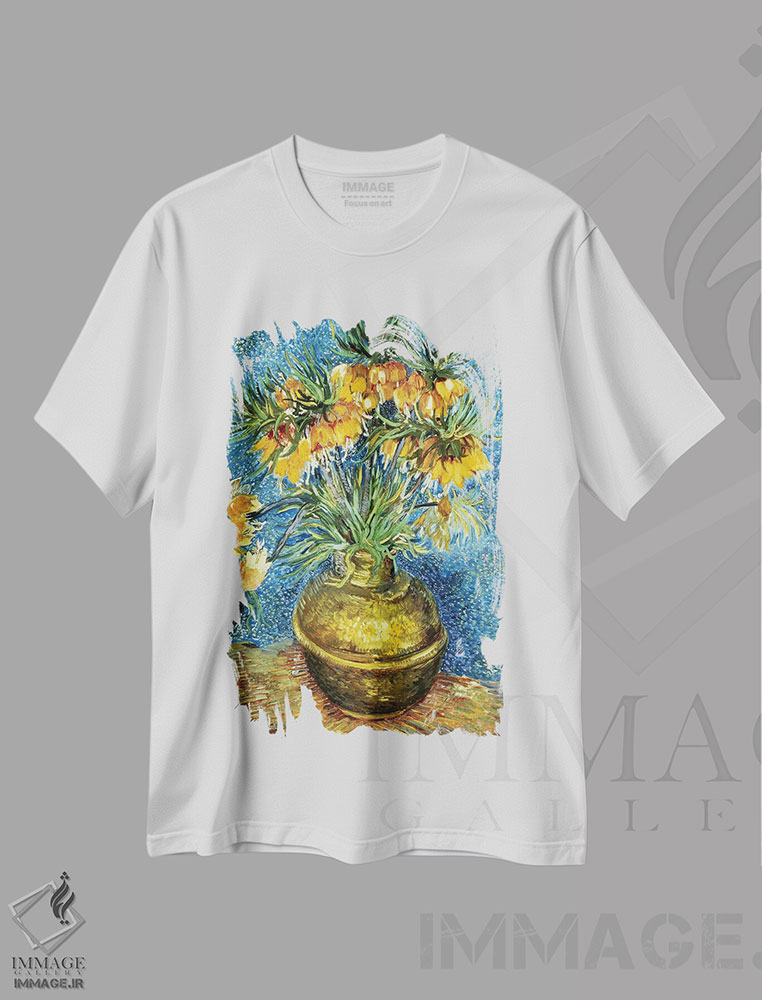تیشرت طرح دار آثار ونسان ون گوگ - فروشگاه ایماژ