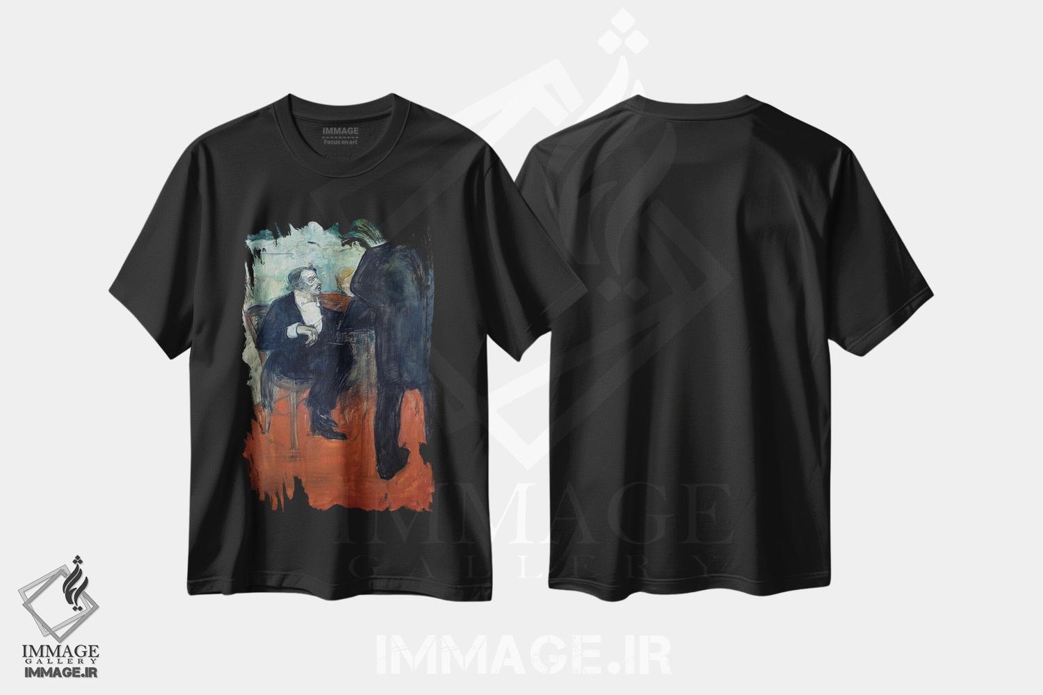 تیشرت طرح دار آثار آنری دو تولوز-لوترک - فروشگاه ایماژ
