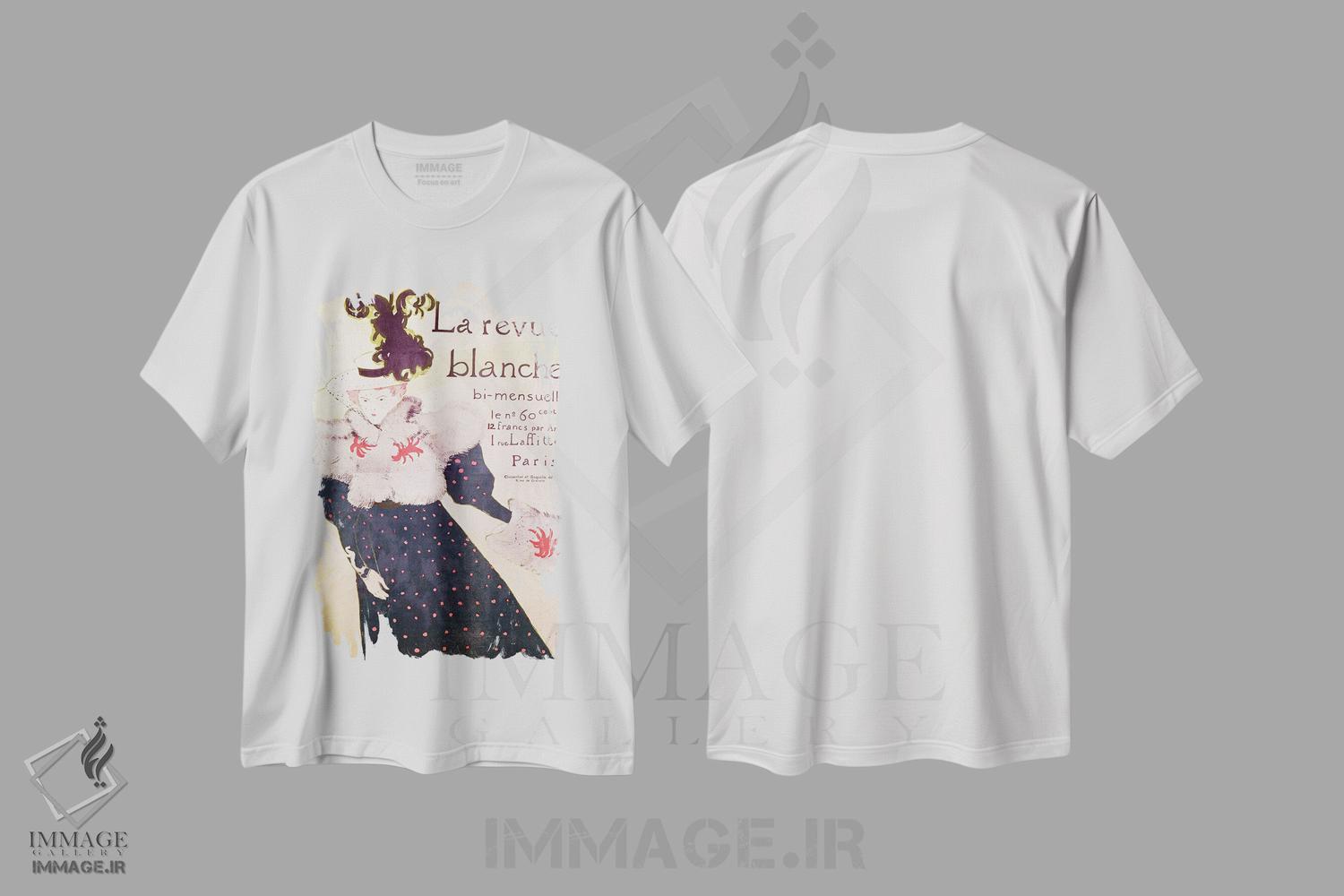تیشرت طرح دار آثار آنری دو تولوز-لوترک - immage.ir