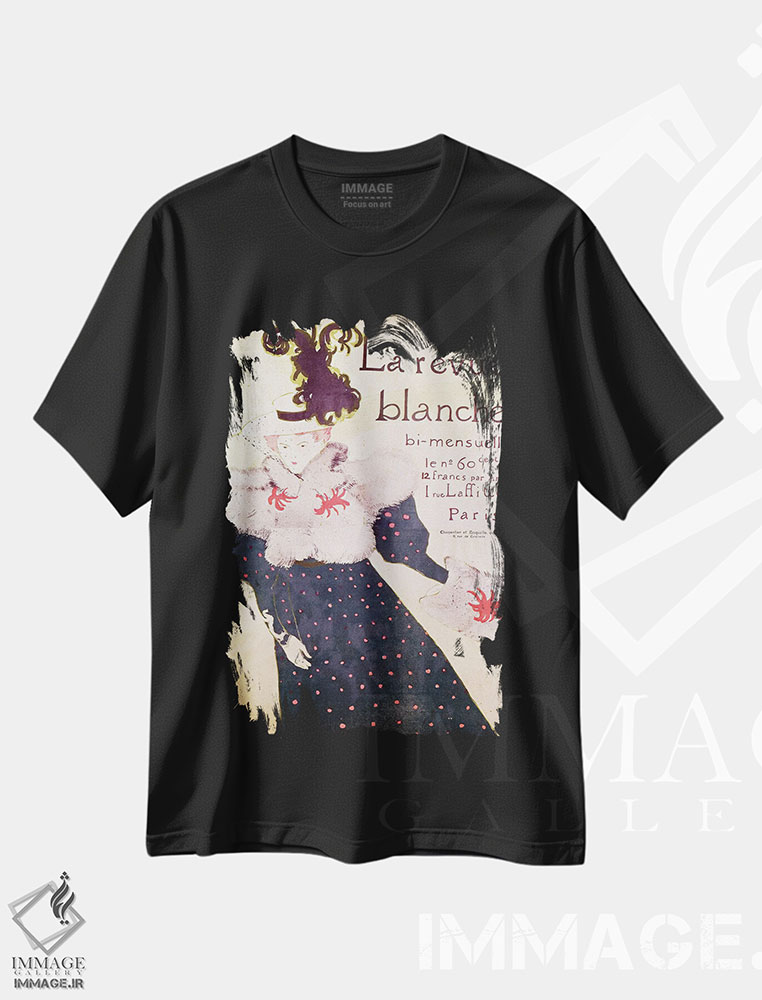 تیشرت طرح دار آثار آنری دو تولوز-لوترک - فروشگاه ایماژ