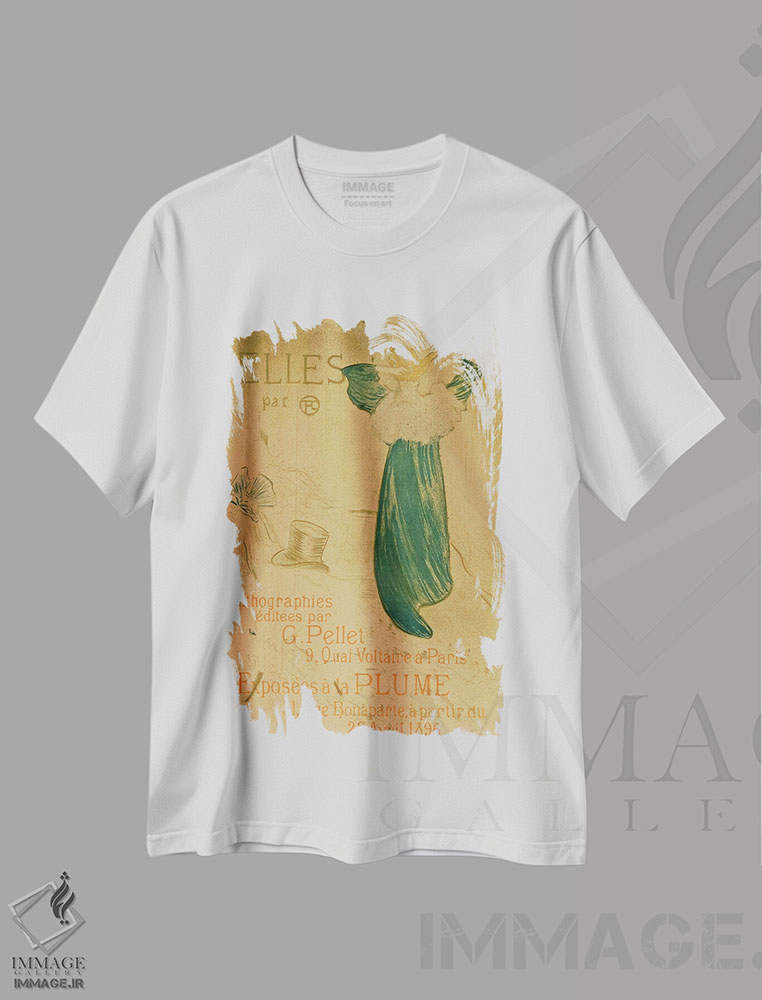 تیشرت طرح دار آثار آنری دو تولوز-لوترک - immage.ir