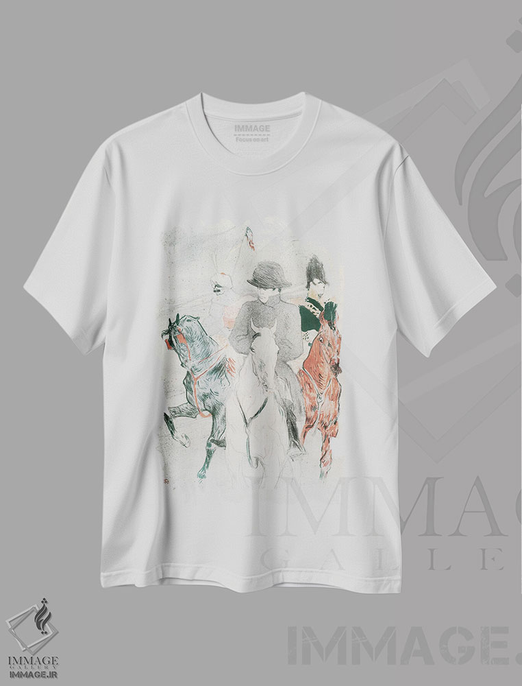 تیشرت طرح دار آثار آنری دو تولوز-لوترک - فروشگاه ایماژ