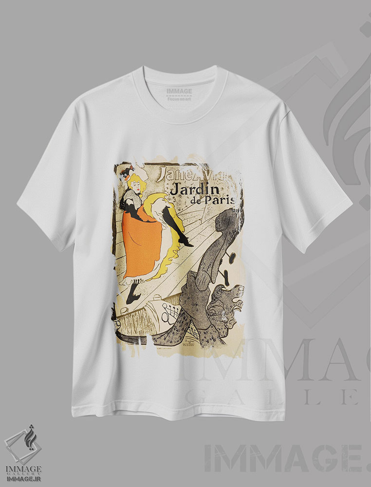 تیشرت طرح دار آثار آنری دو تولوز-لوترک - فروشگاه ایماژ