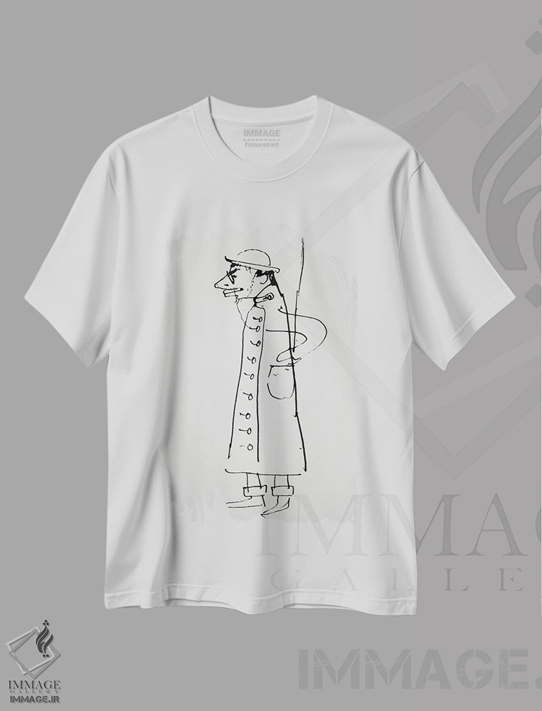 تیشرت طرح دار آثار آنری دو تولوز-لوترک - immage.ir
