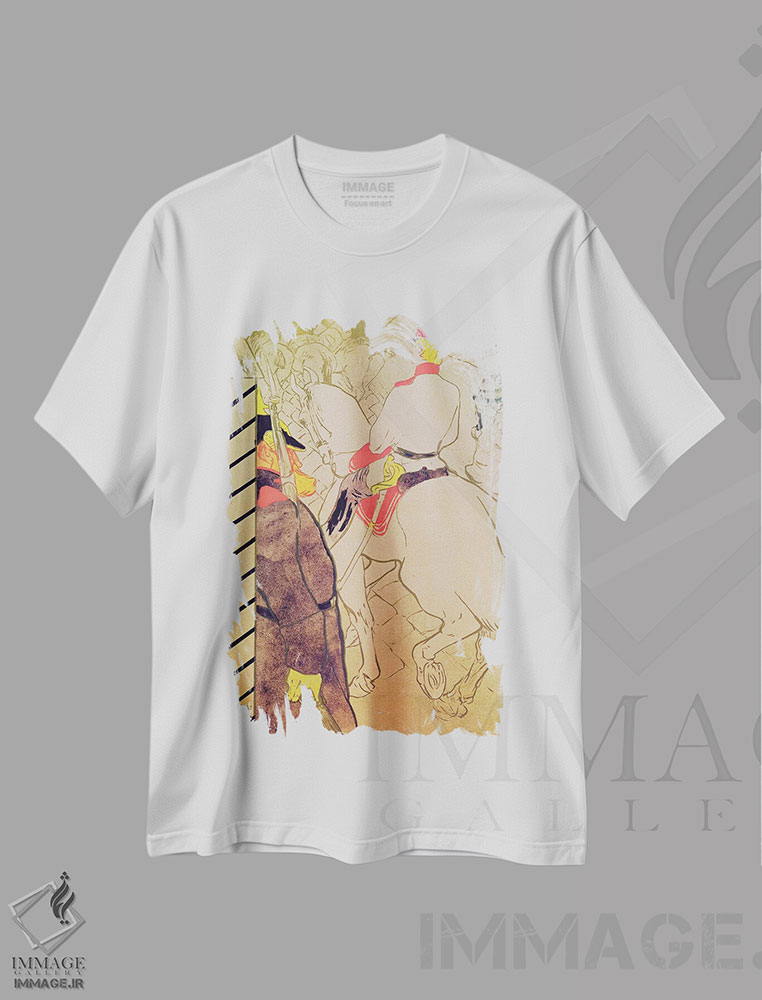 تیشرت طرح دار 1894,بابل آلمان، ۱۸۹۴، هنر فاخر کلاسیک اثر آنری دو تولوز-لوترک | فروشگاه ایماژ