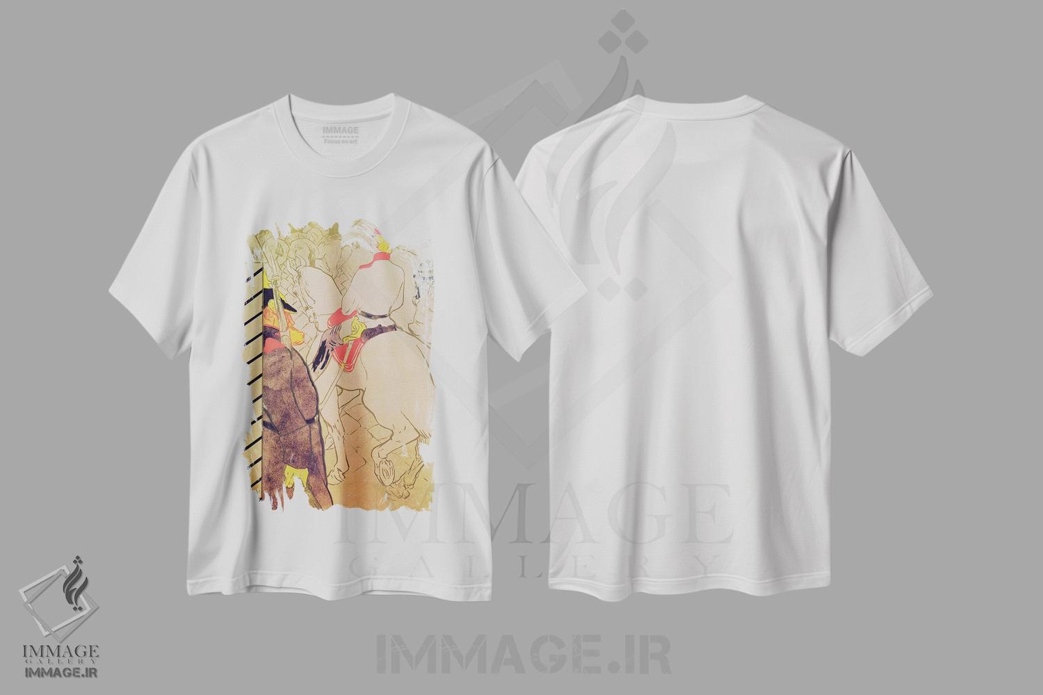 تیشرت طرح دار 1894,بابل آلمان، ۱۸۹۴، هنر فاخر کلاسیک اثر آنری دو تولوز-لوترک | فروشگاه ایماژ