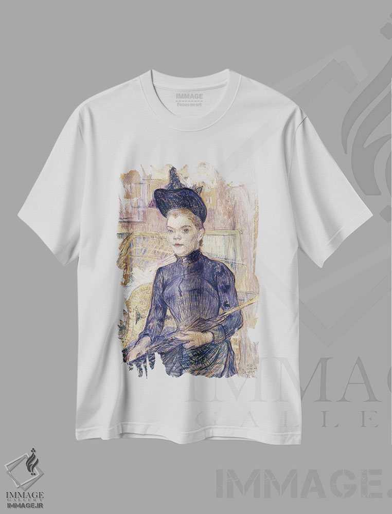 تیشرت طرح دار آثار آنری دو تولوز-لوترک - فروشگاه ایماژ