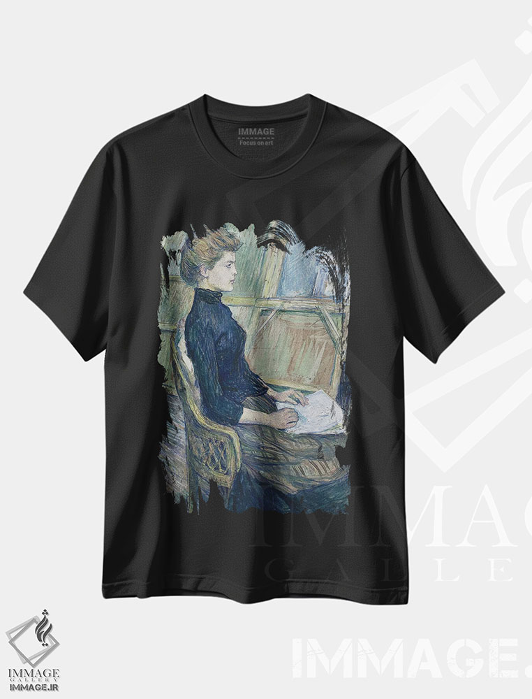 تیشرت طرح دار آثار آنری دو تولوز-لوترک - فروشگاه ایماژ